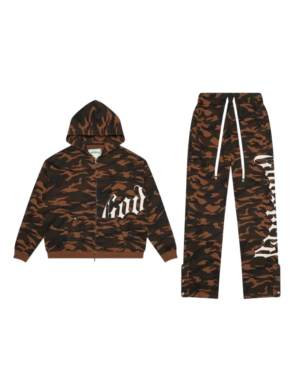 GODSPEED OG logo camo sweatsuit